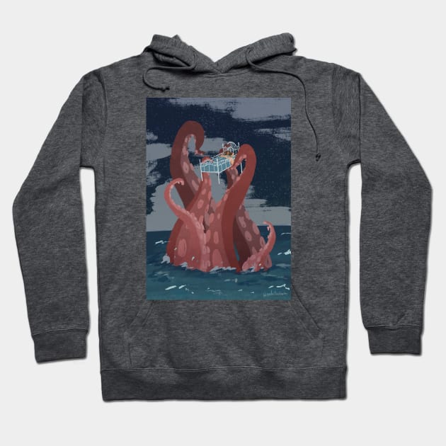 Tentacle Dreams Hoodie by archillustrates